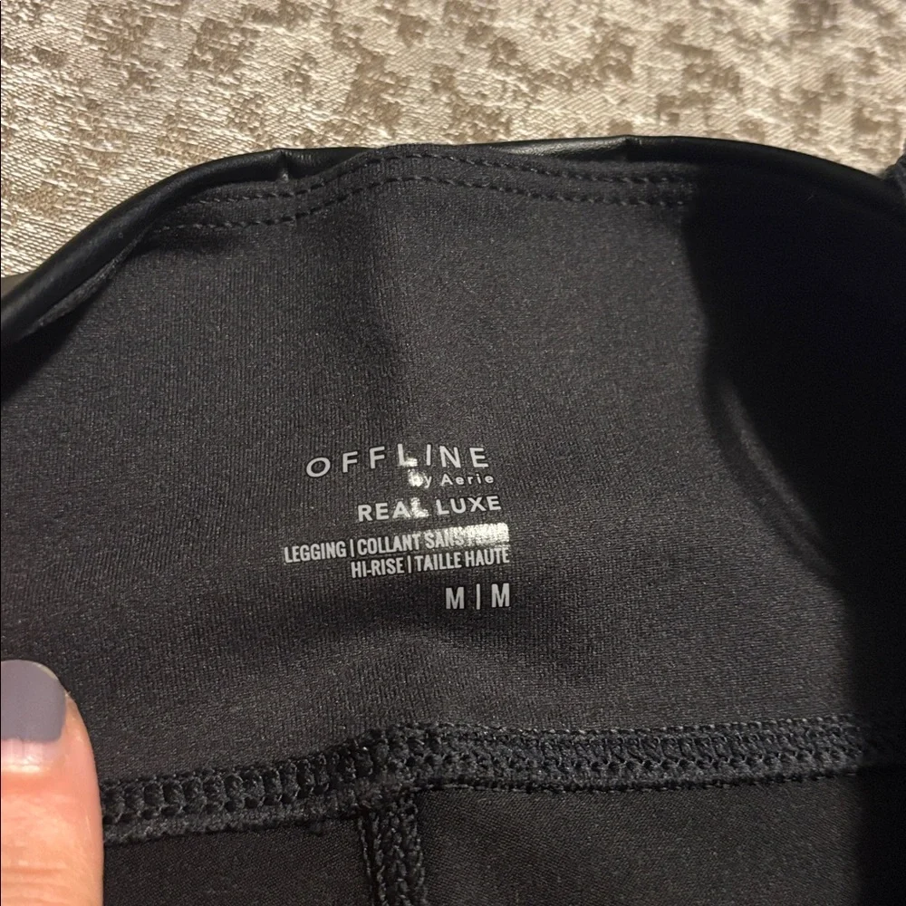 💕NWT! Aerie Black High-Rise Leggings - Picture 5 of 6